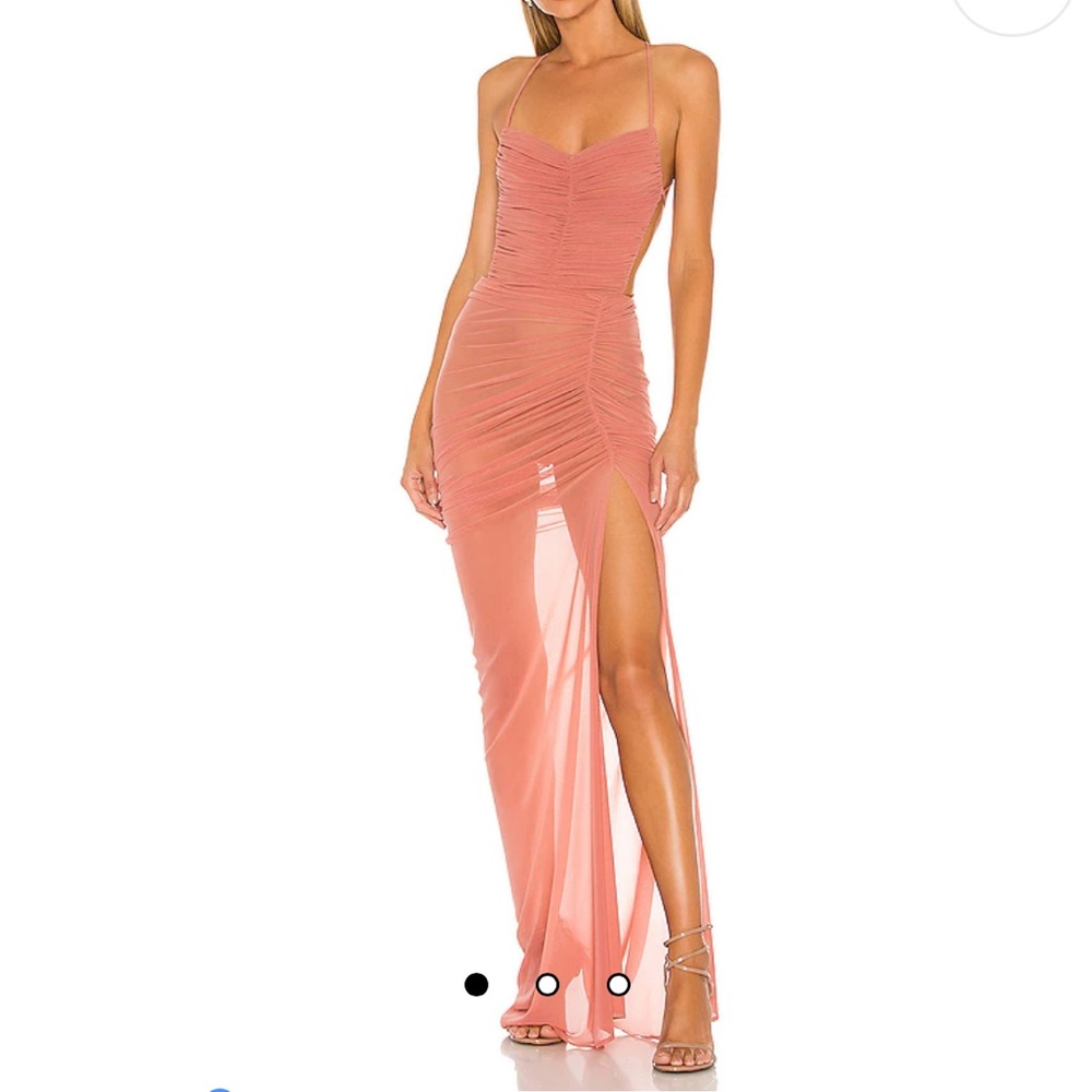 Michael Costello x REVOLVE Follie Gown in Mauve | WORN ONCE!